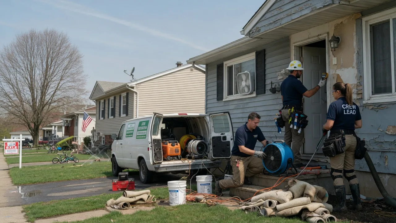 Flood Cleanup in Mount Tabor, NJ near me